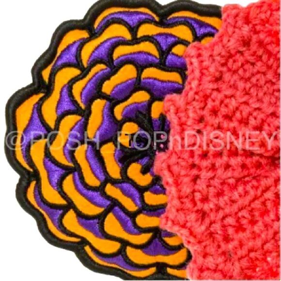 PIXAR Coco Ears Embroidered design Crotchet bow sugar-skull Halloween 2022 - Picture 4 of 4
